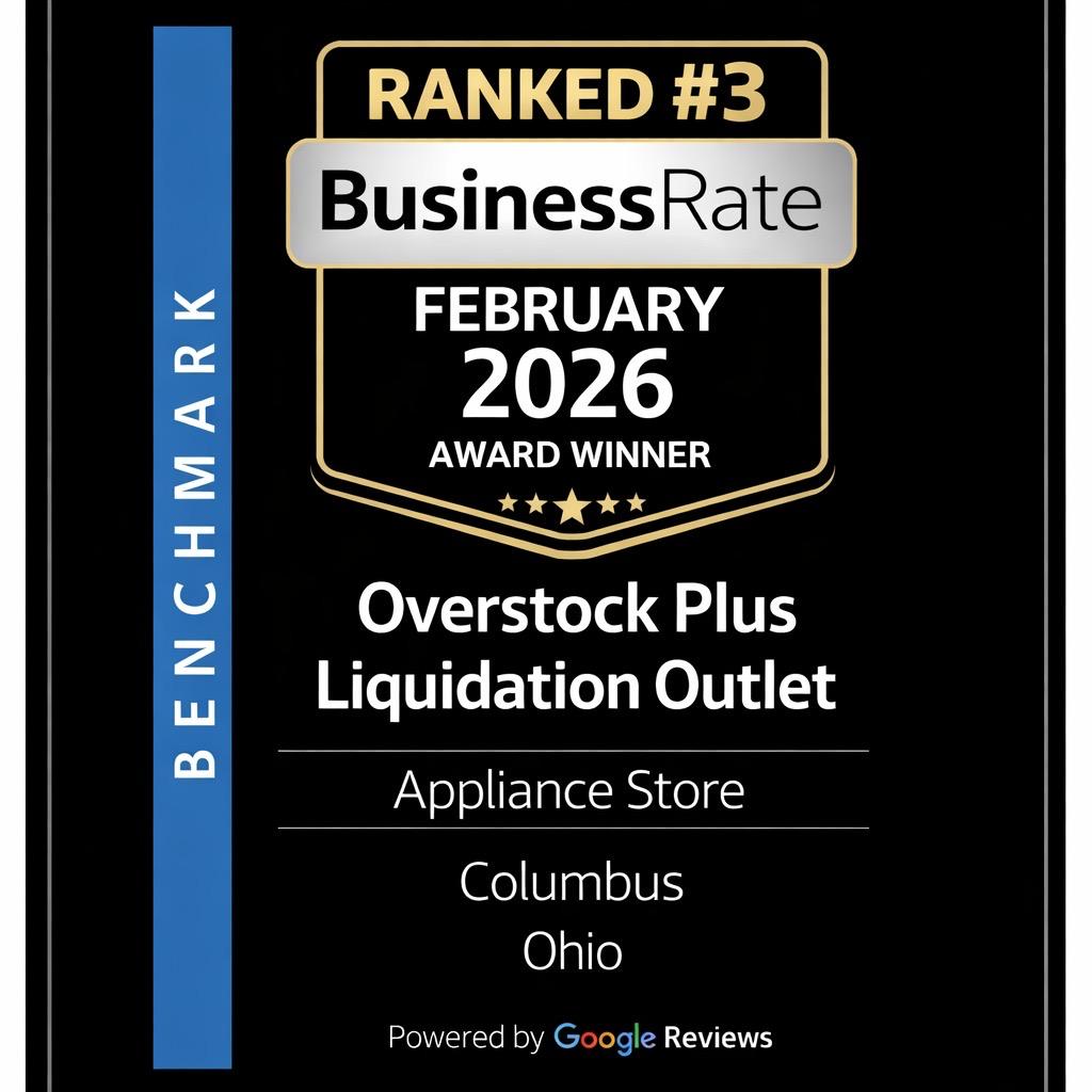 BusinessRate Ranked #3 Appliance Store in Columbus Ohio — February 2026 Award Winner